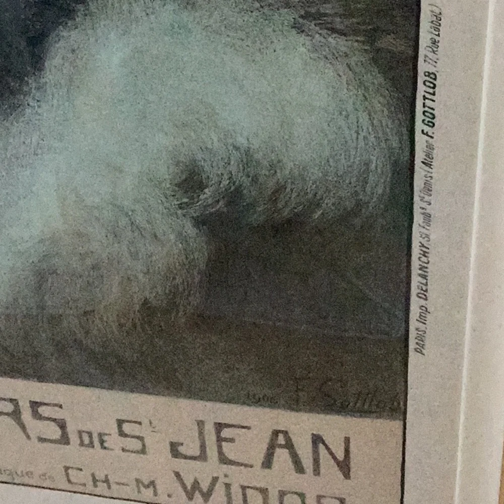 Vintage Poster 35”x25” Theatre National del’Opera-Comique - Picture 4 of 6